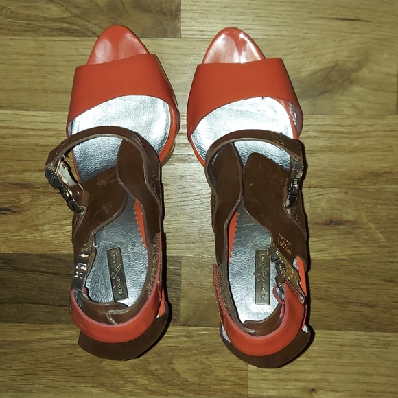 Report Signature peach and tan platform heel - Picture 4 of 11